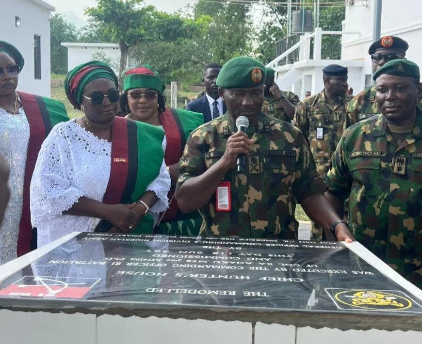 Army renovates 81 Battalion headquarters, commander’s residence in Oyo
