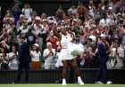 Knee injury ends Serena Williams’ Wimbledon comeback