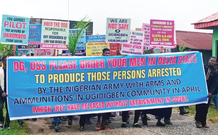 Coastal communities residents protest suspects’ release, allege threat