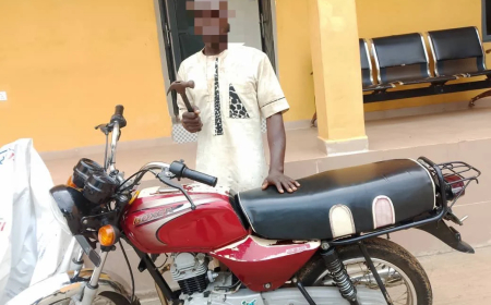 Police arrest suspected robber, recover stolen motorcycle in Oyo