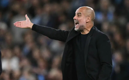 Italian FA chief says in touch with Guardiola over coaching vacancy
