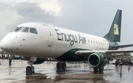 Enugu Air aircraft skids off runway at Benin airport