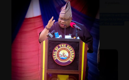 Osun 2026: Adeleke promises more developmental projects if re-elected