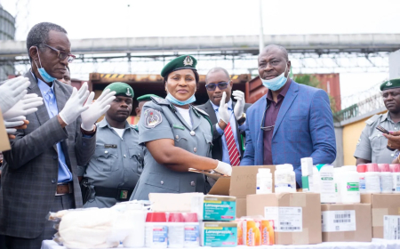 Customs hand over ₦59m expired drugs to NAFDAC