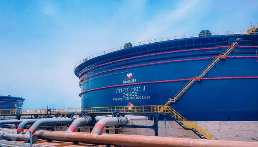 Dangote Refinery resumes petrol loading in naira at N1,215/litre
