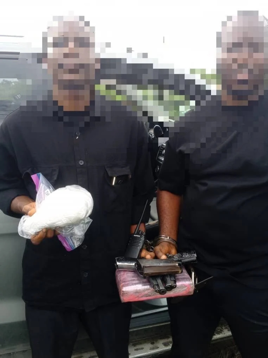 Police arrest two suspects with guns, cocaine in Delta