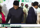 Presidential election: Tinubu, Obi, others sign peace pact as 2027 campaign begins today
