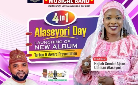 HAJIA SEMIAT USMAN HOSTS ALASEYORI DAY, CELEBRATES MUSIC, FAITH AND CULTURE IN IPERU REMO