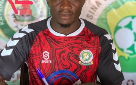 Katsina United player Ozoh Chinedu dies during match