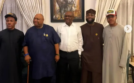 I won, beat you guys,’ Davido tells Wike in playful exchange