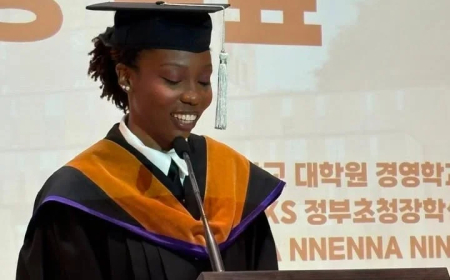 From K-drama fan to valedictorian: Nigerian student delivers speech in Korean at graduation