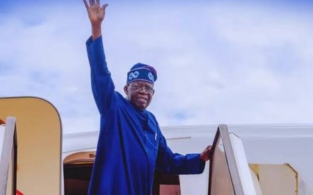 Tinubu departs for three-week vacation in Europe