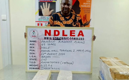 NDLEA intercepts N6.2bn drugs hidden in Ghana soap, opioids at Lagos airport