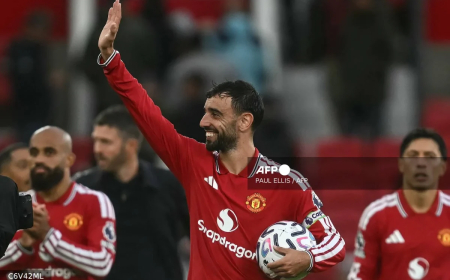 EPL: Fernandes hat-trick inspires Man Utd rout of Ipswich