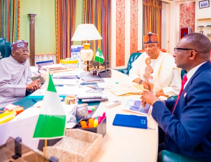 Tinubu, EFCC boss meet on seized houses after Osun freeze row
