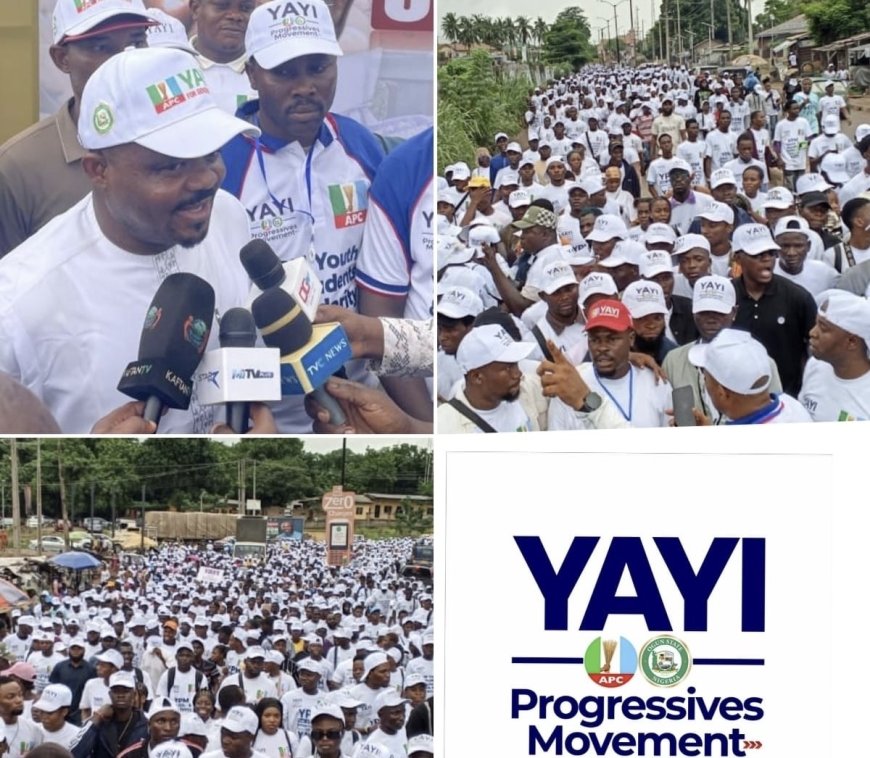Youth, Students Stage Solidarity Trek In Support Of Tinubu, Abiodun, Adeola - Akintunde