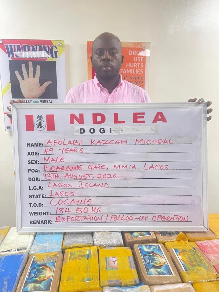 NDLEA nabs alleged cocaine baron fleeing to Paris