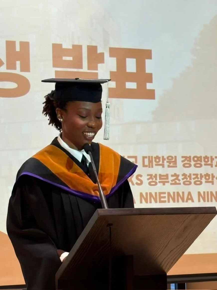 From K-drama fan to valedictorian: Nigerian student delivers speech in Korean at graduation