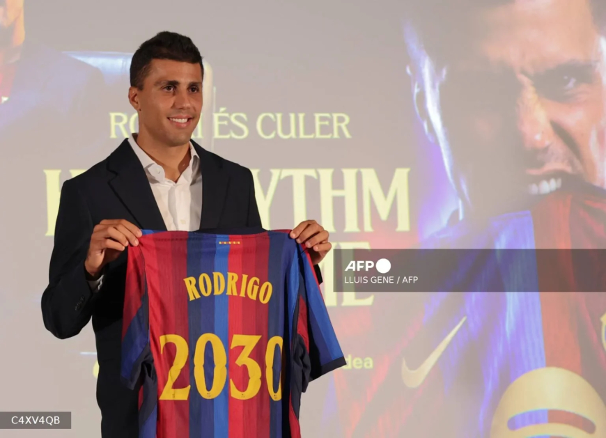 La Liga: New arrival Rodri to miss Elche opener, says Barca’s coach