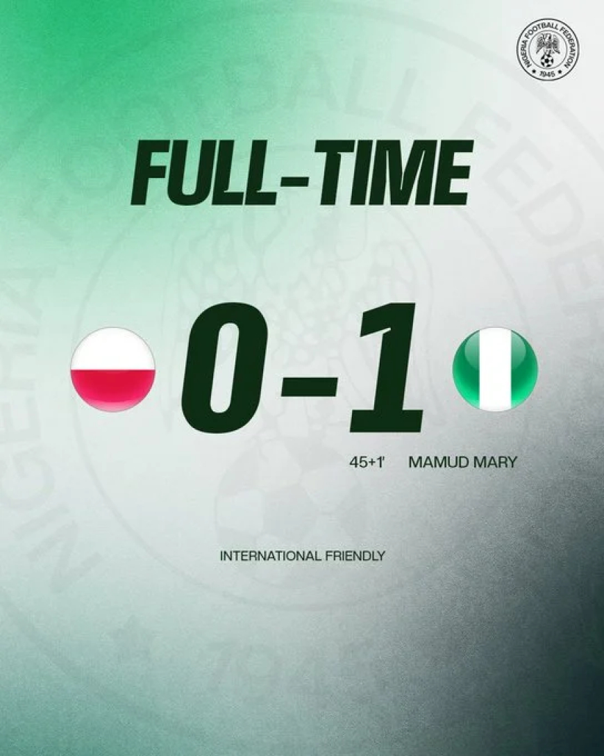Mamudu strikes as Falconets beat Poland 1-0 in World Cup warm-up