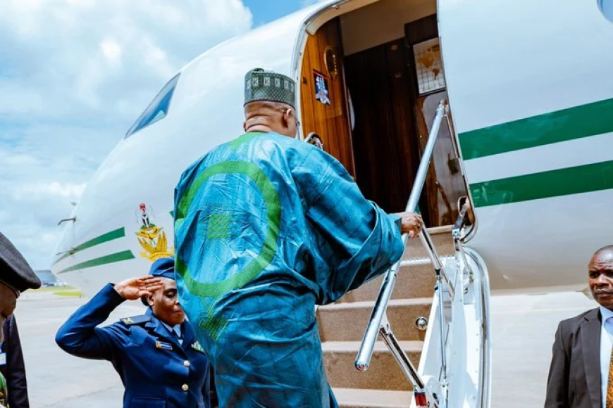 Shettima departs Abuja for AU summit in Angola