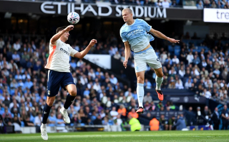 EPL: Haaland keeps Man City perfect as Spurs draw Forest