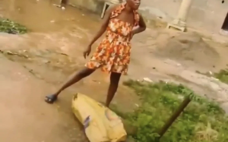 Ogun environmental officials arrest woman caught dumping refuse in drainage