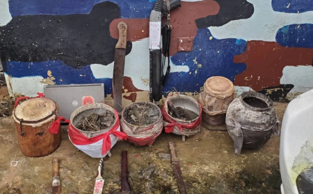 Delta police arrest two, recover two pump-action guns, 18 cartridges