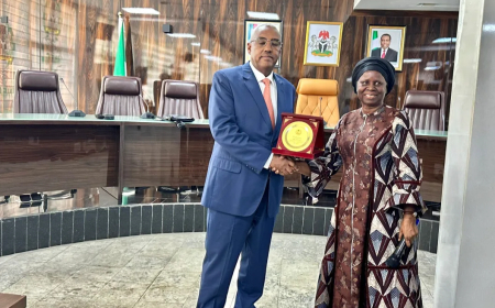 2027: AU delegation visits INEC to assess election preparedness