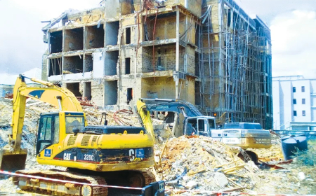 Experts visit site of Enugu building collapse, blame negligence