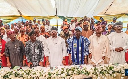 Diya Commissions Sports Arena, Other Projects As Odogbolu LG Boss Marks 22 Months In Office