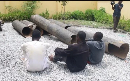 NSCDC arrests truck driver, two others for vandalising NNPC pipeline in Abuja