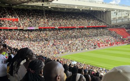 Jerry Eze leads thousands in prayer at Man United’s Old Trafford