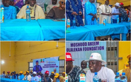 Rasak Daddah Meets Moshood Olalekan As Ex-Aspirant Pledges Loyalty To Party’s Flag Bearer