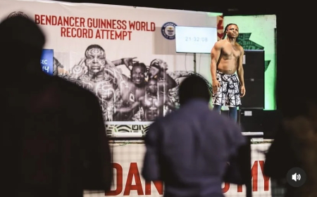 Nigerian dancer completes GWR longest dance attempt in seven days