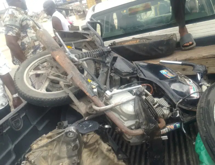Truck crushes motorcycle passenger on Oshodi-Apapa Expressway