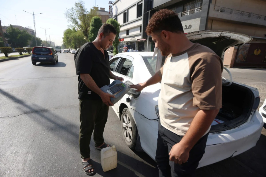 Iraqis queue for fuel as regional war disrupts supplies