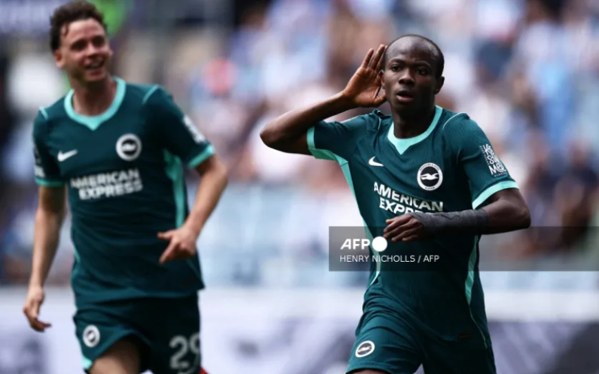 EPL: Awoniyi sent off as Brighton thrash Coventry 5-0