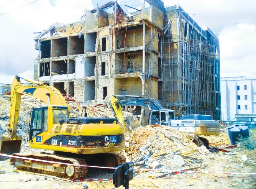 Experts visit site of Enugu building collapse, blame negligence