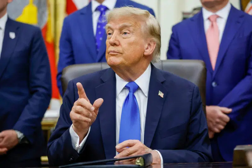 Trump says CNN, MS NOW, Politico banned from White House