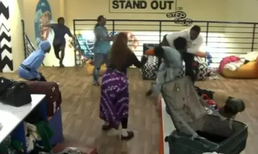 BBNaija: Keivo, Tram throw punches in clash