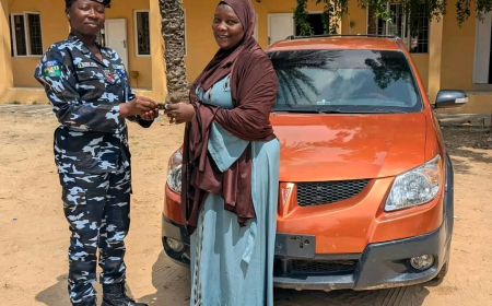 Police return recovered stolen cars, motorcycle to owners in Kano