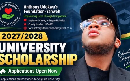 Anthony Udokwu Foundation Yahweh University Scholarship 2027 | How To Apply