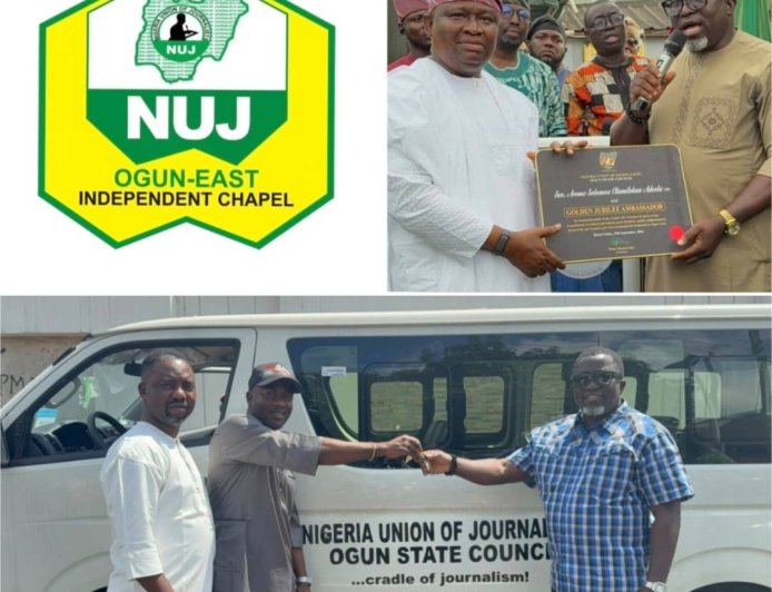 Bus Presentation: Chapel Commends Council Chairman, Senator Adeola, Seeks More Development For Ogun NUJ