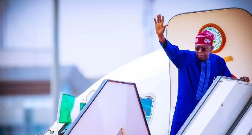 Tinubu returns to Abuja after six days in Lagos