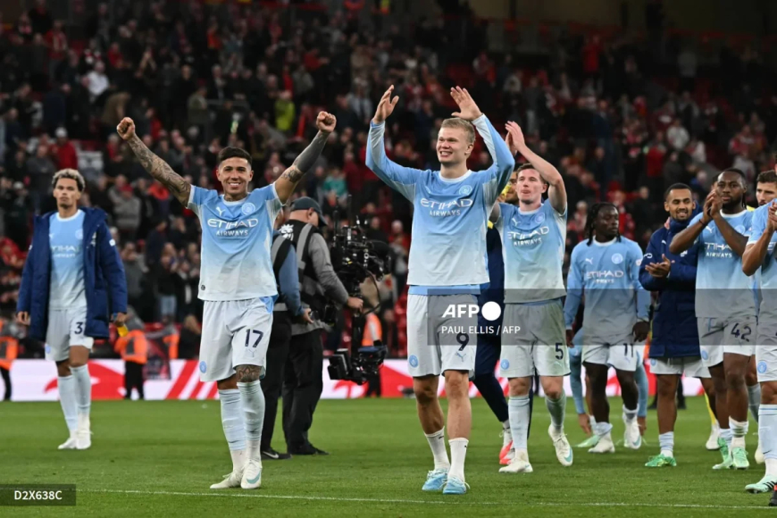 EPL: Man City shrug off uncertain future to beat 10-man Liverpool 3-0