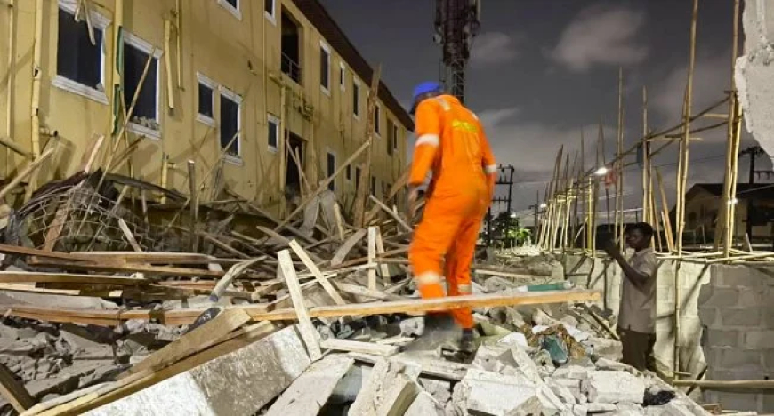 One dies, three injured in Lagos building collapse