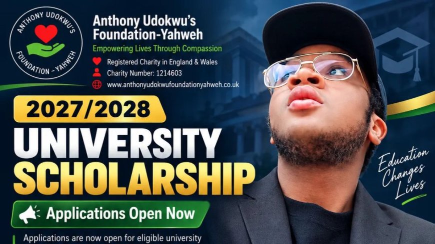 Anthony Udokwu Foundation Yahweh University Scholarship 2027 | How To Apply